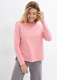 Longsleeve van puur, zwaar biologisch katoen, bonprix