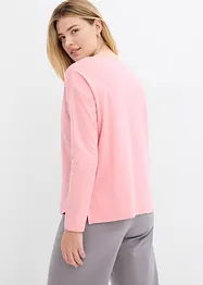Longsleeve van puur, zwaar biologisch katoen, bonprix