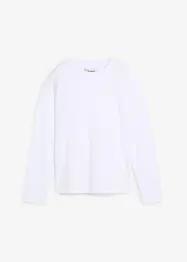 Longsleeve van puur, zwaar biologisch katoen, bonprix