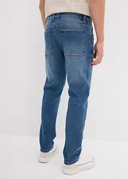 Loose fit stretch jeans van stevig denim, tapered, bonprix