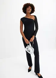 Off-shoulder shirt met mesh mouwen, bonprix