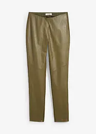 Leggings van lamsnappa met een elastisch inzetstuk, bonprix