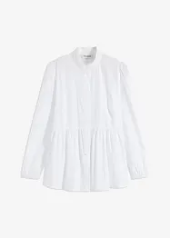 Lange blouse met plooitjes, bonprix