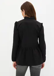 Lange blouse met plooitjes, bonprix