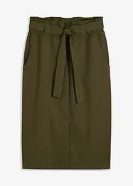 Jersey rok met geweven details, bonprix