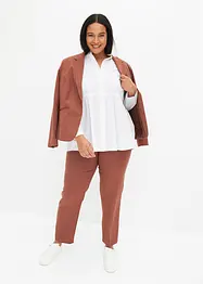 Lange blouse met plooitjes, bonprix