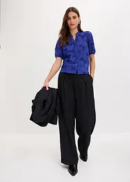 Blouse met korte mouw van katoen, bonprix