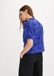 Blouse met korte mouw van katoen, bonprix