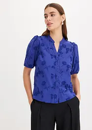 Blouse met korte mouw van katoen, bonprix