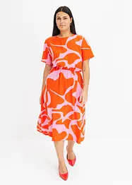 Gedessineerde midi jurk, bonprix