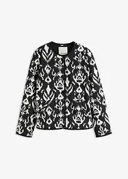 Gewatteerde jas met print, bonprix