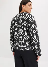 Gewatteerde jas met print, bonprix