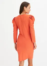 Geribde jurk van jersey, bonprix