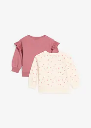 Baby sweater van biologisch katoen (set van 2), bonprix
