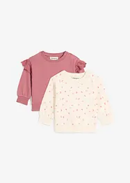 Baby sweater van biologisch katoen (set van 2), bonprix