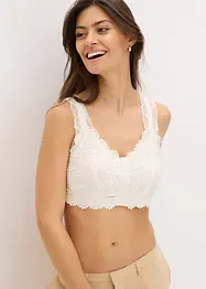 Bralette zonder beugels met comfortabele sluiting voorop, bonprix