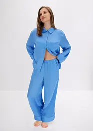 Oversized pyjama van satijn, bonprix