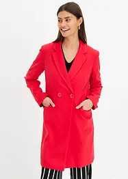 Lange blazer met V-hals, lange mouw, bonprix