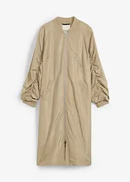 Lange bomber met gebreide kraag, bonprix