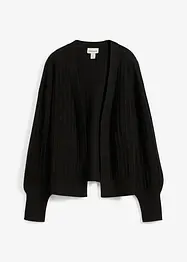 Vest met geribde boordjes, bonprix