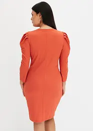 Geribde jurk van jersey, bonprix
