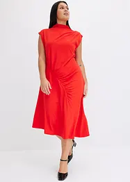 Midi jurk met asymmetrische zoom, bonprix