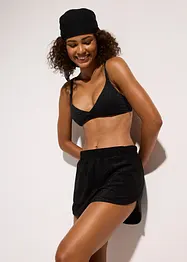 Short met glansgaren, bonprix