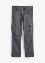 Loose fit cargo broek van puur katoen, straight, bonprix
