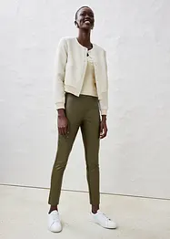 Leggings van lamsnappa met een elastisch inzetstuk, bonprix