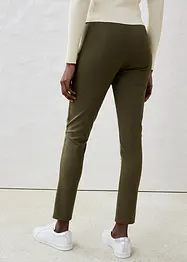 Leggings van lamsnappa met een elastisch inzetstuk, bonprix