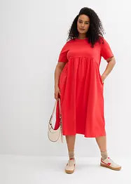 Wijd uitlopende jersey jurk, bonprix