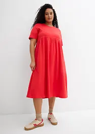 Wijd uitlopende jersey jurk, bonprix