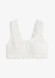 Bralette zonder beugels met comfortabele sluiting voorop, bonprix