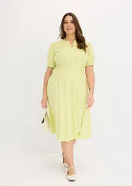 Midi jurk met elastische taille, bonprix