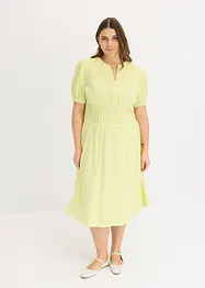 Midi jurk met elastische taille, bonprix