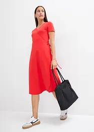 Jersey jurk met wikkeldetail, bonprix