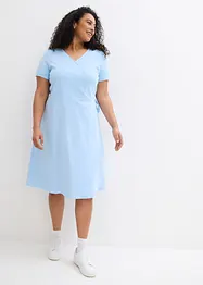 Jersey jurk met wikkeldetail, bonprix