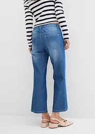 Straight jeans mid waist, low stretch cropped, bonprix