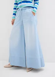 Wide leg jeans, mid waist, comfortabele taillenband, bonprix