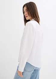 Overhemdblouse van biologisch katoen, bonprix