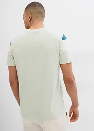 T-shirt met biologisch katoen, slim fit, bonprix