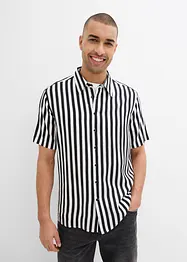 Overhemd met korte mouwen van zachte viscose, bonprix