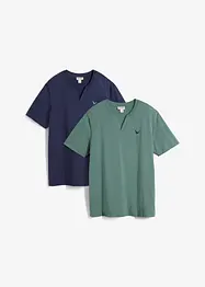 T-shirt van biologisch katoen (set van 2), bonprix