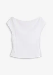 Off-shoulder shirt van puur biologisch katoen, bonprix