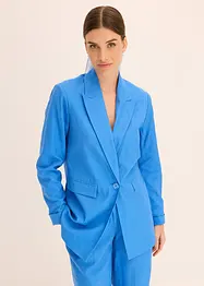 Casual linnen blazer met brede revers, bonprix