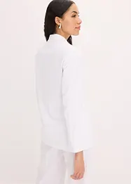 Casual linnen blazer met brede revers, bonprix