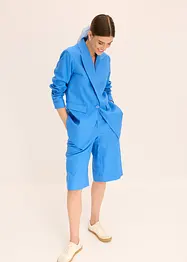 Casual linnen blazer met brede revers, bonprix
