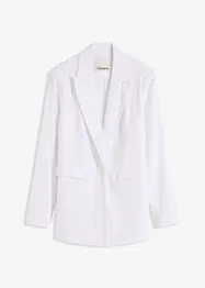 Casual linnen blazer met brede revers, bonprix