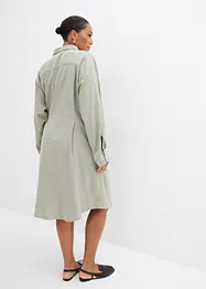 Asymmetrische overhemdblouse van viscosemix, bonprix