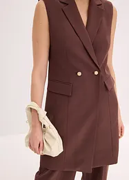 Lang mouwloos vest, bonprix